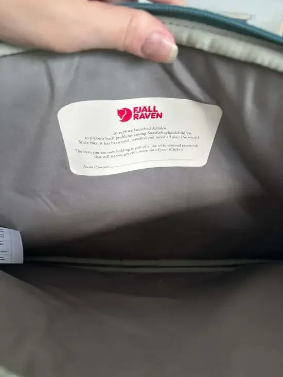 Fjällräven Kånken 15" Laptop Case in Frost Green - Picture 6 of 7